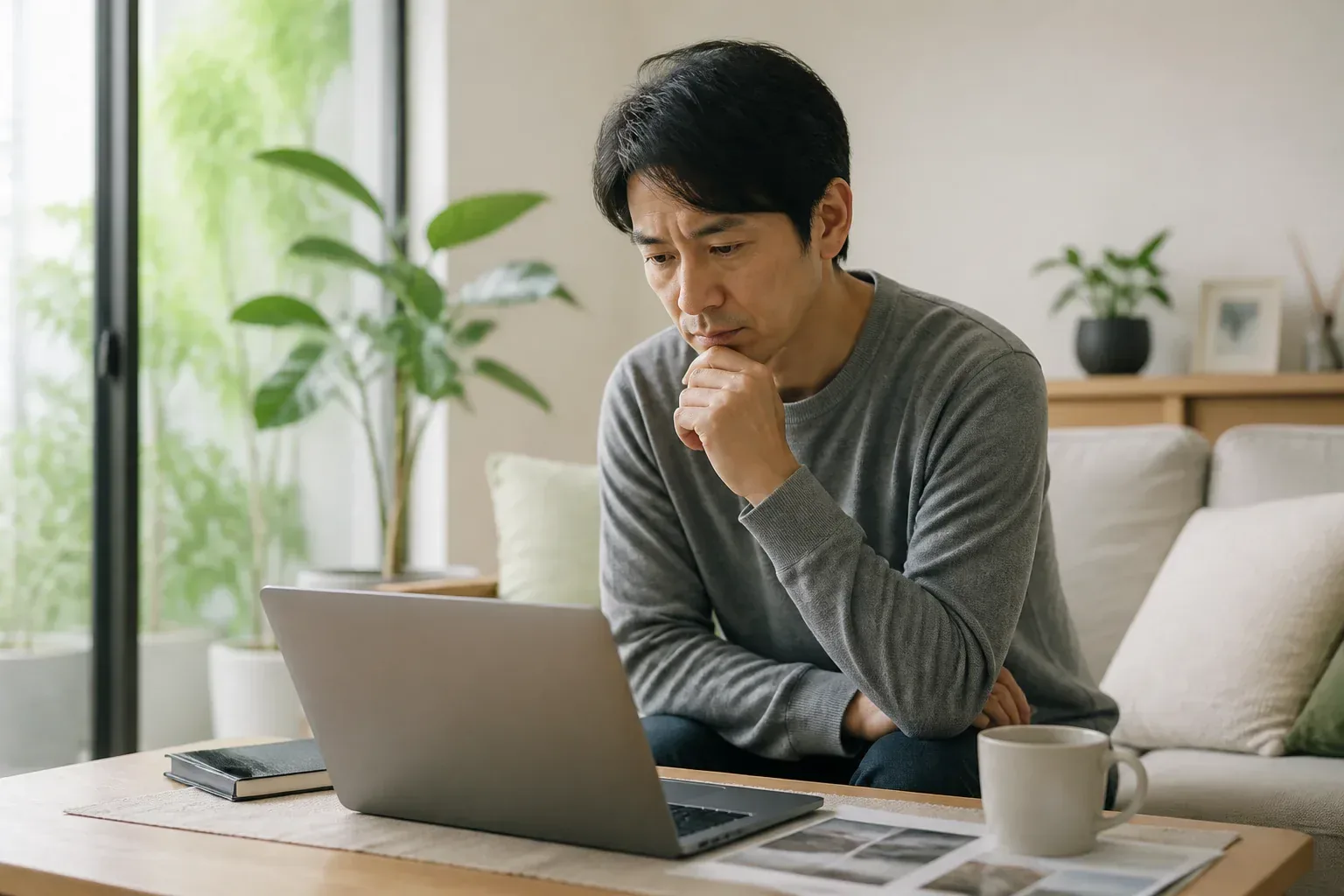 見積もりを見比べて検討する様子のイメージ