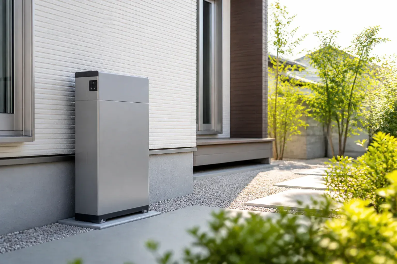 家庭用蓄電池のある住宅の雰囲気イメージ